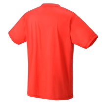 Yonex Training T-shirt Practice Small Logo YM0045 (100% Polyester) 2024 red Men